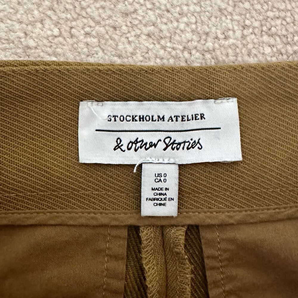 &Other Stories Wool Blend Trousers - Picture 3 of 3